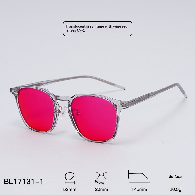 Orange Colored Glasses Anti Blue Light Eye Protection AR Anti Reflective Film by Ricaloux