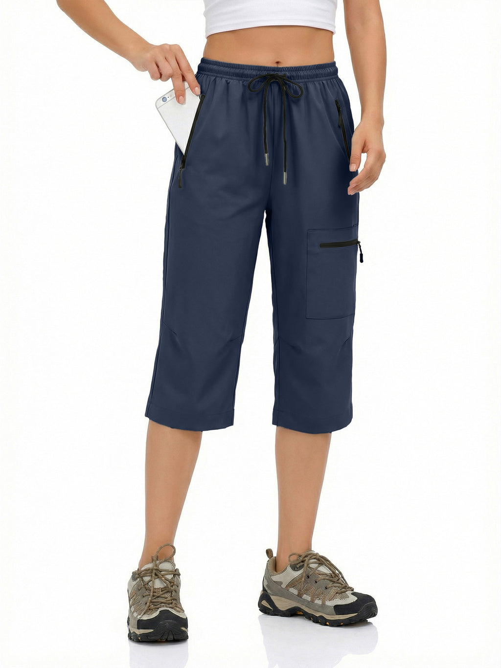 Womens Outdoor Casual Sports Cropped Pants by Ricaloux
