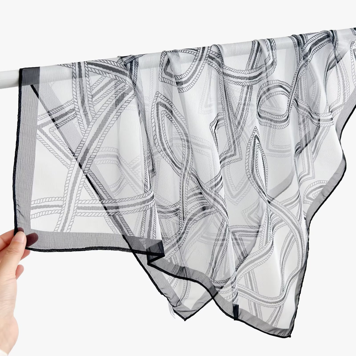 New Breathable Versatile Silk Chiffon Scarf For Women, Also Usable As A Shawl – Premium 0 | RICALOUX