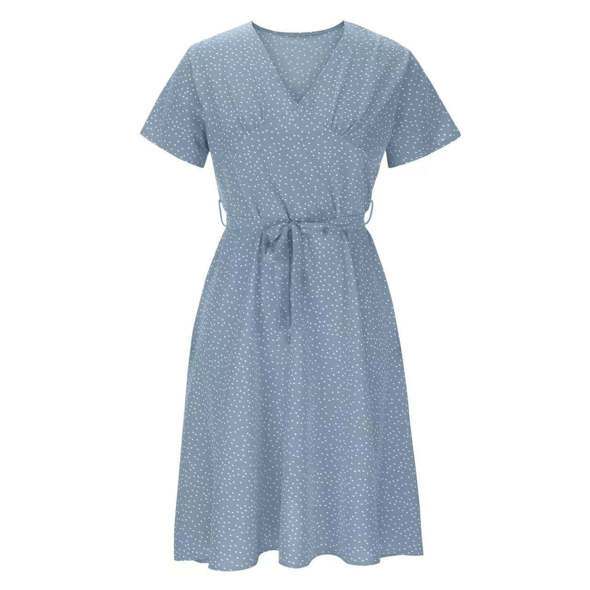 Womens Short-sleeve Chiffon Dress by Ricaloux