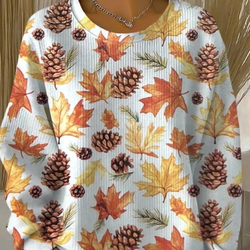 Snowflake Christmas Tree Mixed With Casual Commuting Sweater by Ricaloux