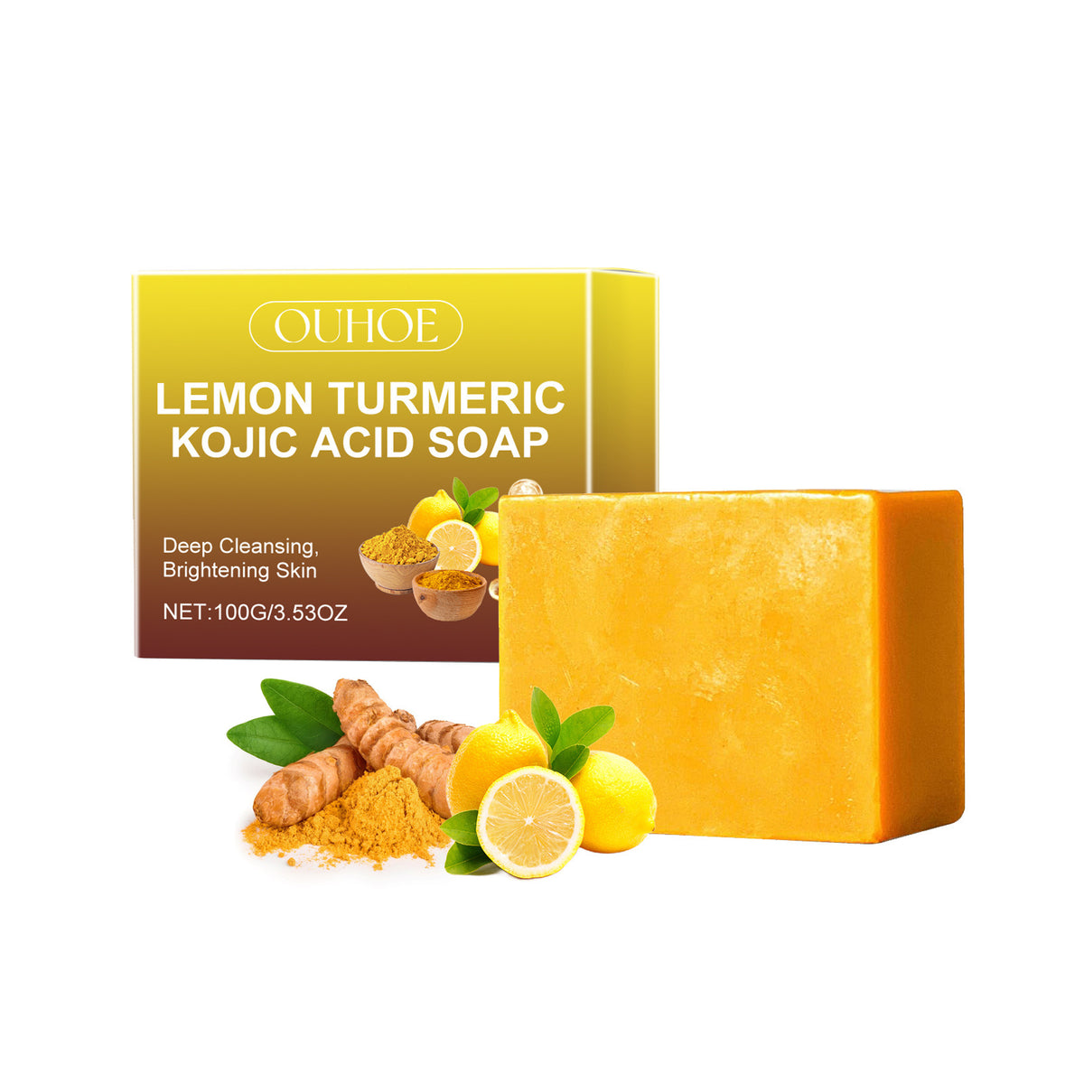 Lemon Turmeric Kojic Acid Soap Face Soap – Premium 0 | RICALOUX