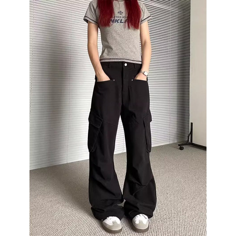 Loose-fit Pleated Paratrooper-style Niche Outdoor Tactical Pants by Ricaloux