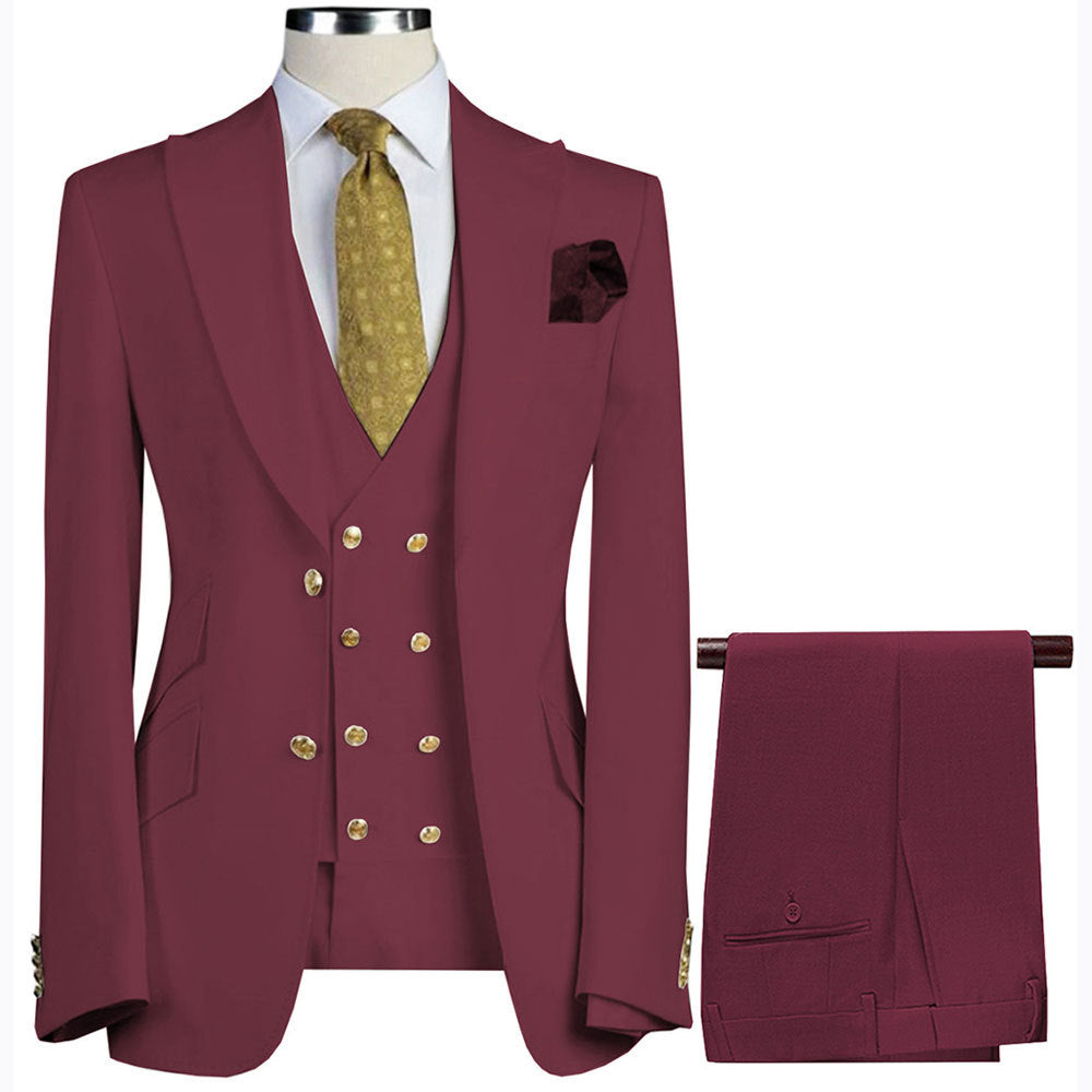 Casual And Versatile Mens Suit Vest Three-Piece Set – Premium 0 | RICALOUX
