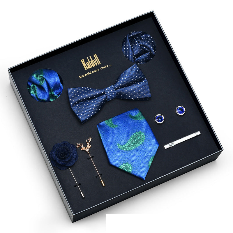 Eight Piece Tie Square Bow Tie Brooch – Premium 0 | RICALOUX