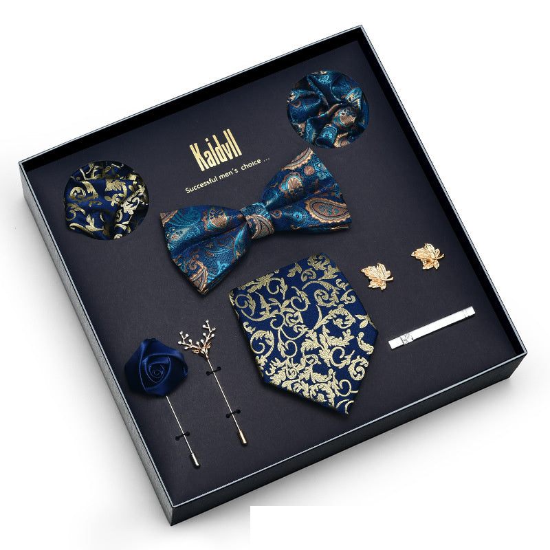 Eight Piece Tie Square Bow Tie Brooch – Premium 0 | RICALOUX