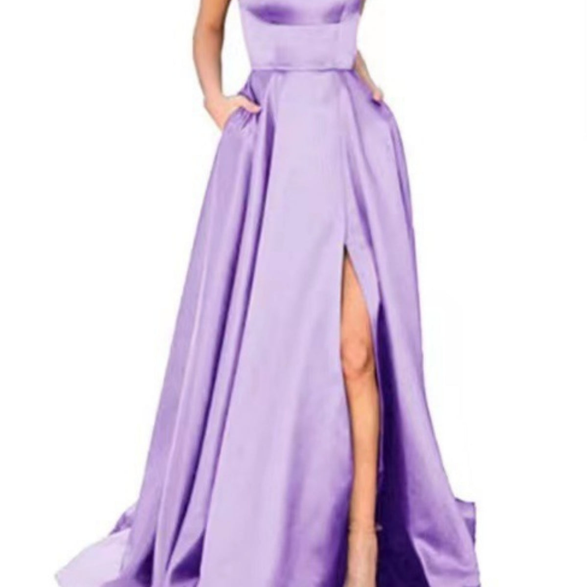 European And American Bridesmaid Dress, Long Style, Figure-flattering, Off-the-shoulder Design – Premium 0 | RICALOUX