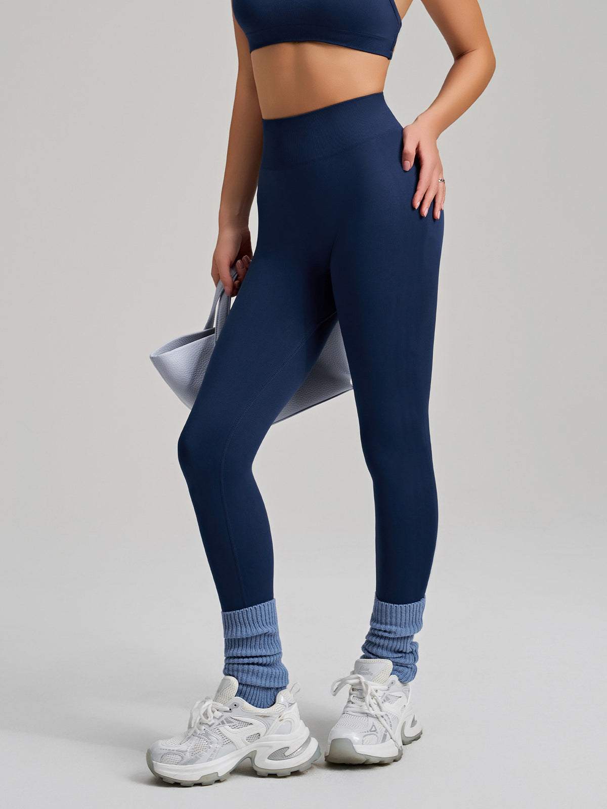 High-Elastic Seamless Knit Yoga Pants For Women, Peach Hip Lifting Workout Leggings For Training, Fitness & Running, Summer Style – Premium 4 | RICALOUX