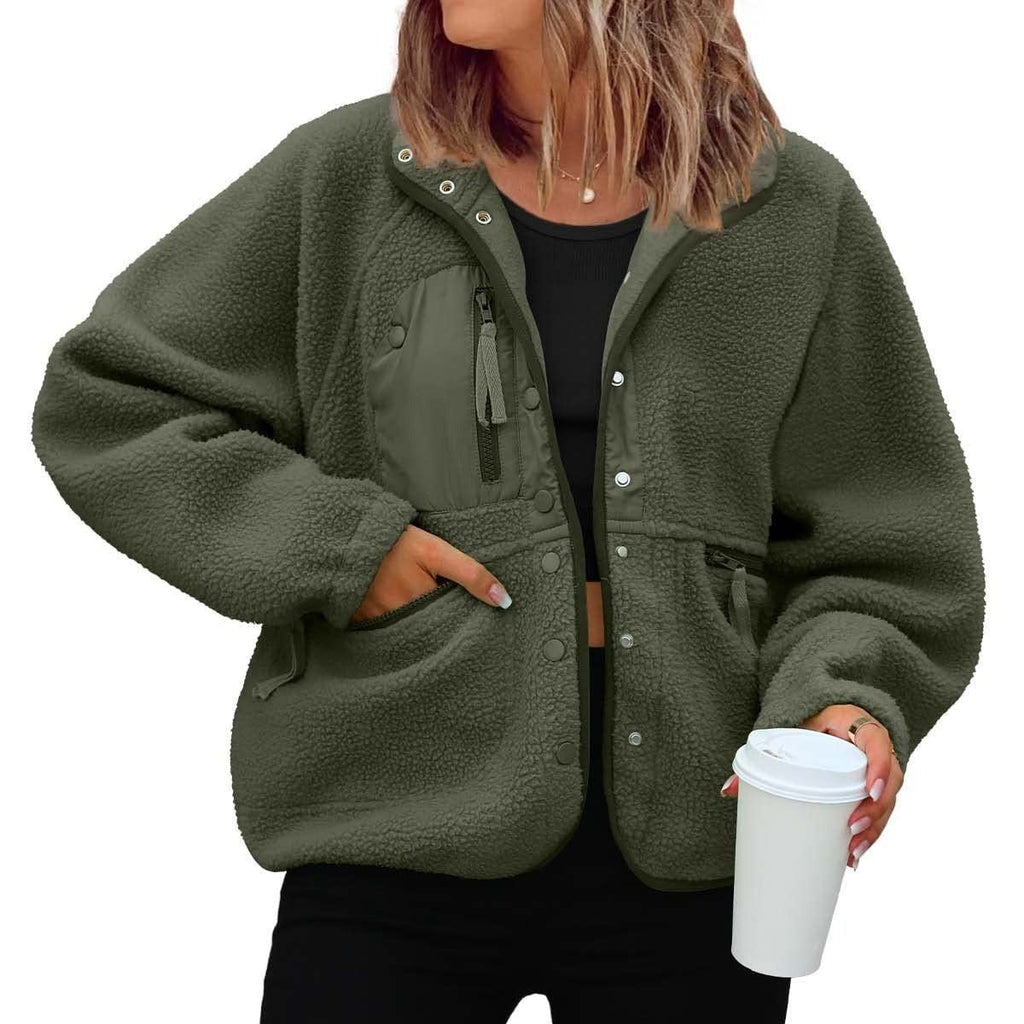 Polar Fleece Sports And Leisure Sweater Jacket Top - RICALOUX
