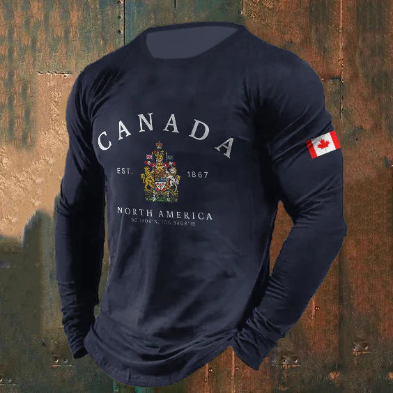 Casual Versatile Custommade European And American Style Round Neck, Long Sleeves by Ricaloux