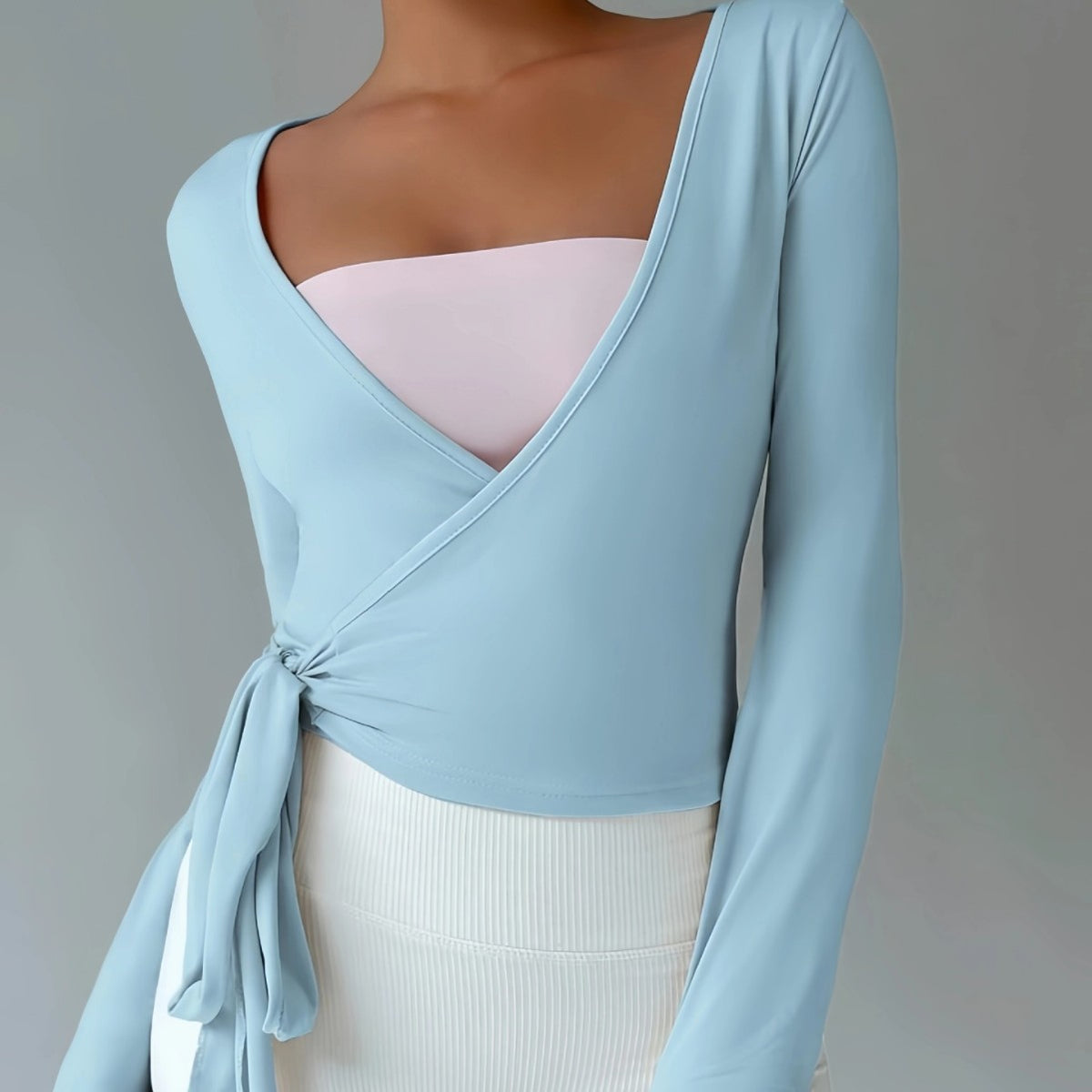 Sun-protective Top With Tie-cord Lightweight Jacket by Ricaloux