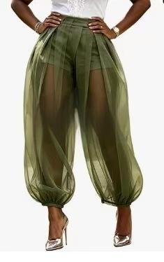 Summer New Semi Transparent Mesh Solid Color Bloomers – Premium 0 | RICALOUX