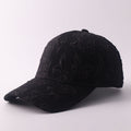 Solid-color Butterfly Printed Adjustable Simple And Sweet Peaked Cap Baseball Cap, Suitable For Couples' Date Shopping by Ricaloux