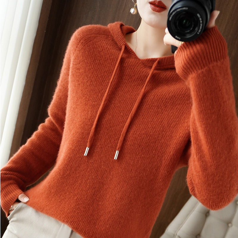 Winter Hooded Sweatshirt For Women by Ricaloux