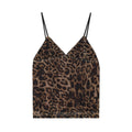 Womens Summer Sexy Leopard-Print Silk-Net V-Neck Camisole – Premium 0 | RICALOUX