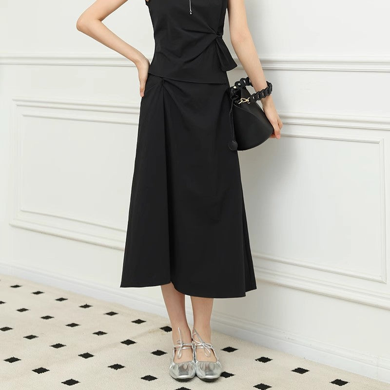 Sleeveless Summer Womens Mid-length Dress Figure-flattering And Slimming – Premium 0 | RICALOUX