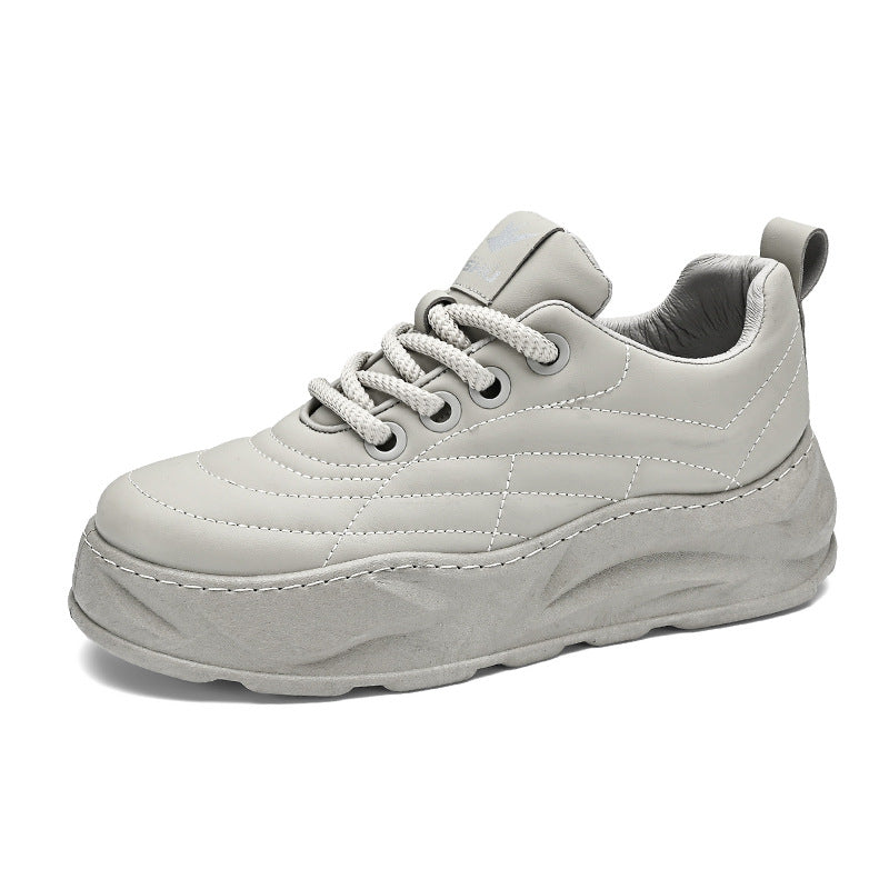 Fashion Thick-soled Anti-skid Shoes Ins Slip-on Casual Lazy Shoes Men Outdoor Breathable Lace-up Running Sports Sneakers – Premium 4 | RICALOUX