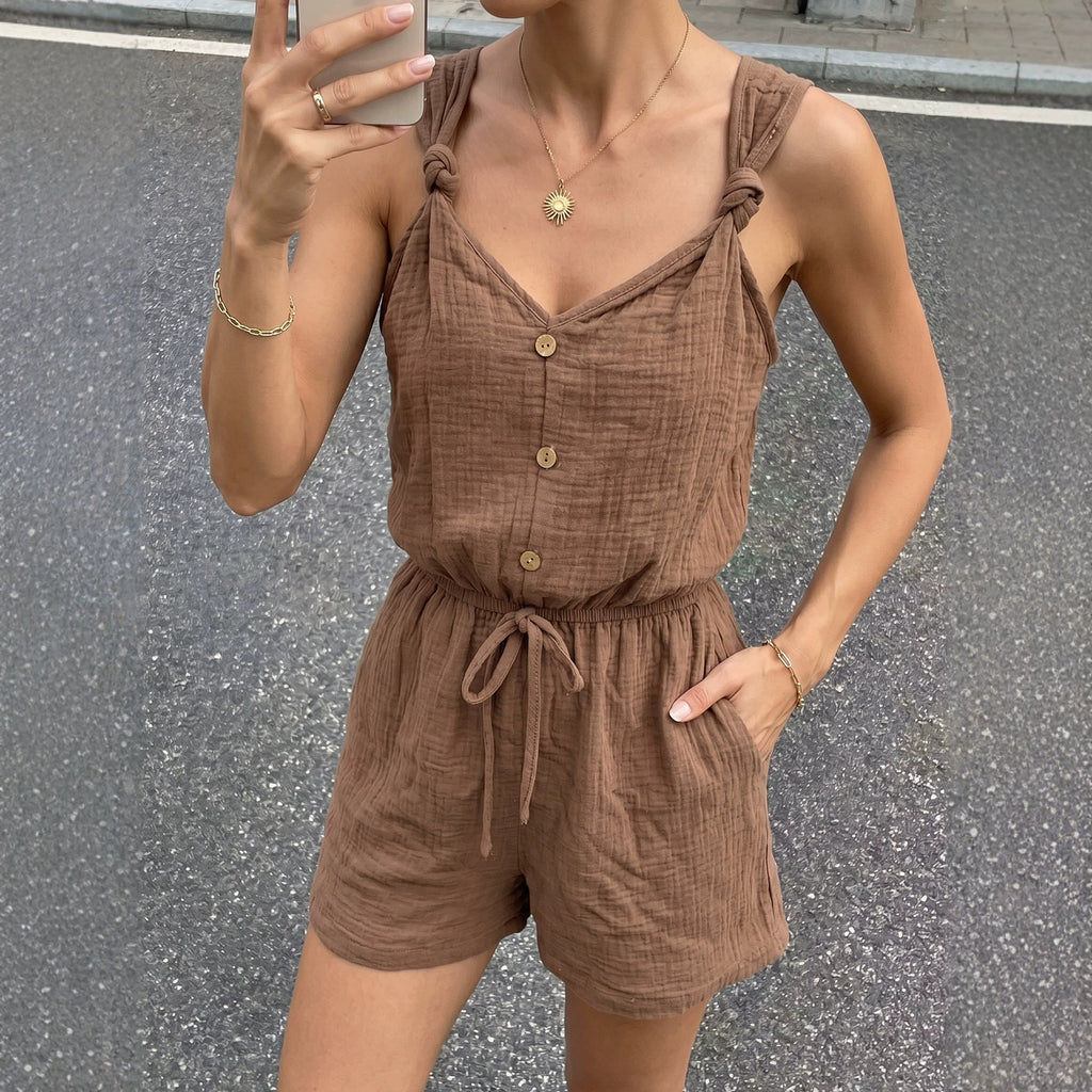Summer Casual Resort-style Jumpsuit by Ricaloux