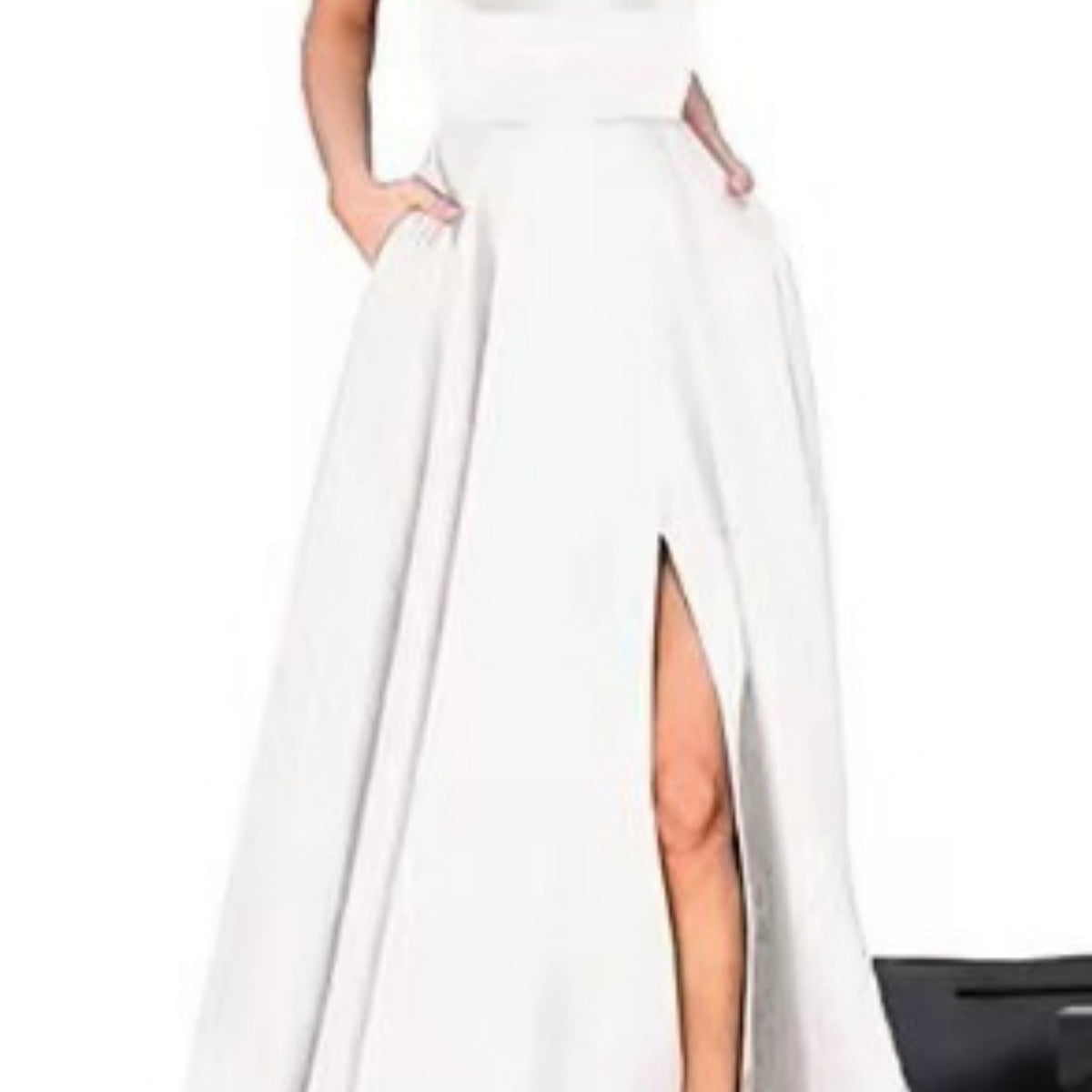European And American Bridesmaid Dress, Long Style, Figure-flattering, Off-the-shoulder Design – Premium 0 | RICALOUX
