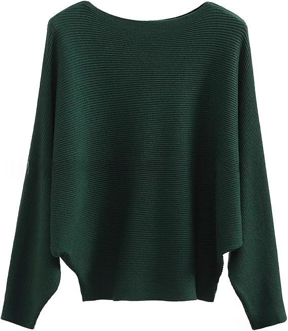 Halter-neck Batwing-sleeve Loose-fit Knit Sweater – Premium 0 | RICALOUX