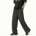 Gender-neutral Pleated Casual Loose-fit Bubble-cloth Pants by Ricaloux