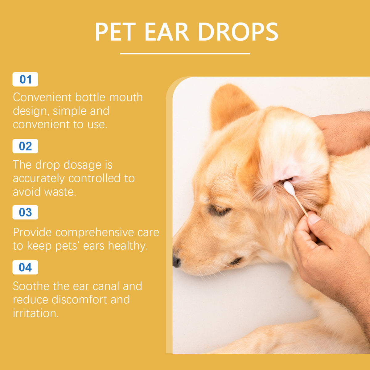 EELJOY Pet Ear Care Drops by Ricaloux