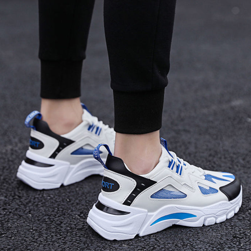 White Sneakers Men Non Slip Walking Running Shoes Sports – Premium 4 | RICALOUX
