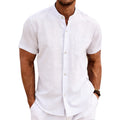 Henry Tie Pocket Casual Shirt For Men by Ricaloux