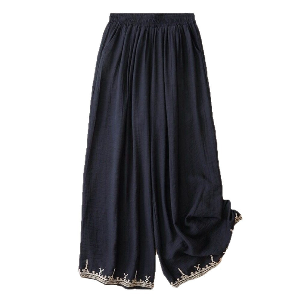 Womens Retro Lace-Embroidered Bloomers by Ricaloux