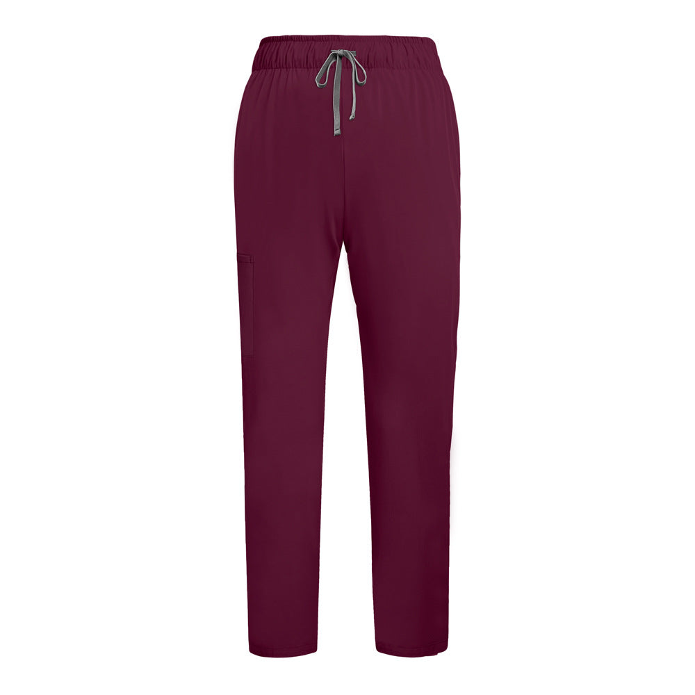 Comfortable Elastic Waist Nurse Pants by Ricaloux