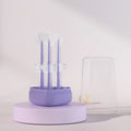 Pet Toothbrush Purple Cat Silica Gel Brush Clear Up Bad Breath Tartar Teeth Care Dog Cat Cleaning Mouth Dogs Supplies by Ricaloux