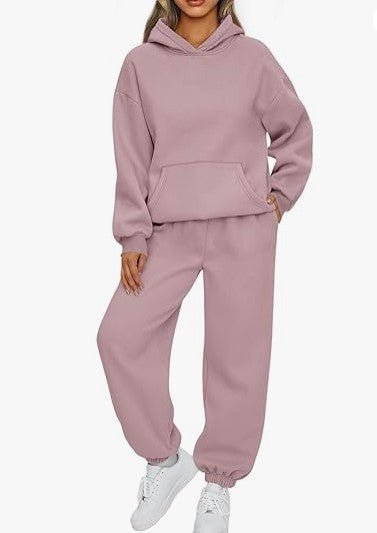 Women's Two-piece Casual Hoodie Sportswear Trousers Suit - RICALOUX