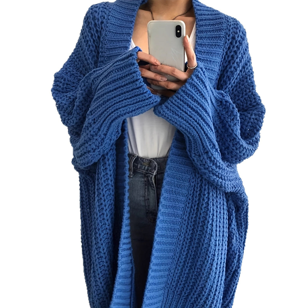 Retro Korean Lazy Coat Loose Mid-length by Ricaloux