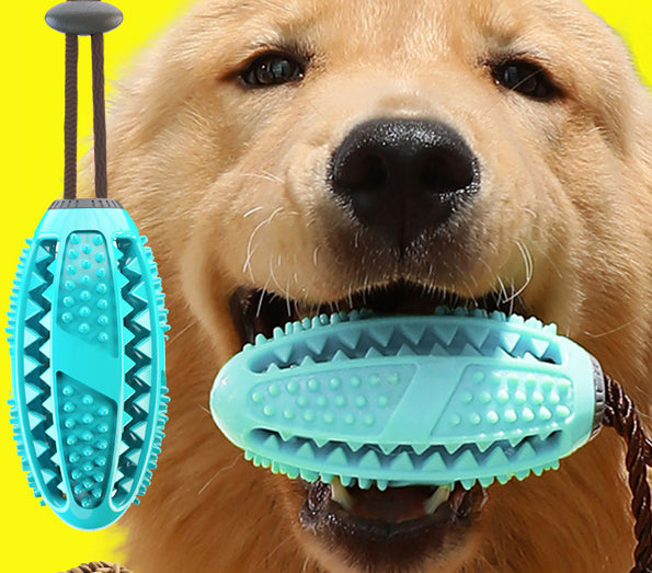 Dog Toys Silicon Suction Cup Tug Interactive Dog Ball Toy For Pet Chew Bite Tooth Cleaning Toothbrush Feeding Pet Supplies by Ricaloux