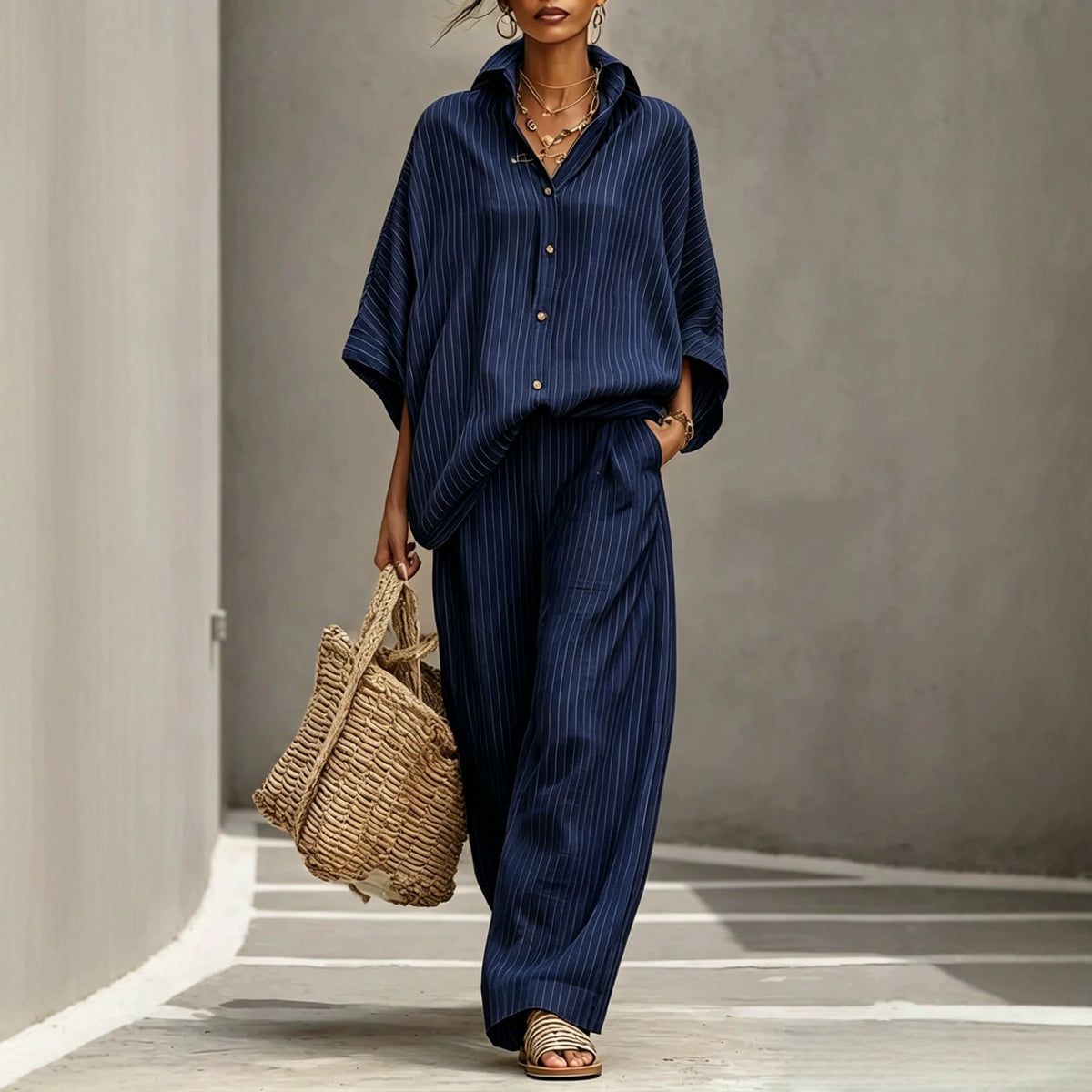 Womens Cardigan Set Casual And Elegant Womens Outfit by Ricaloux