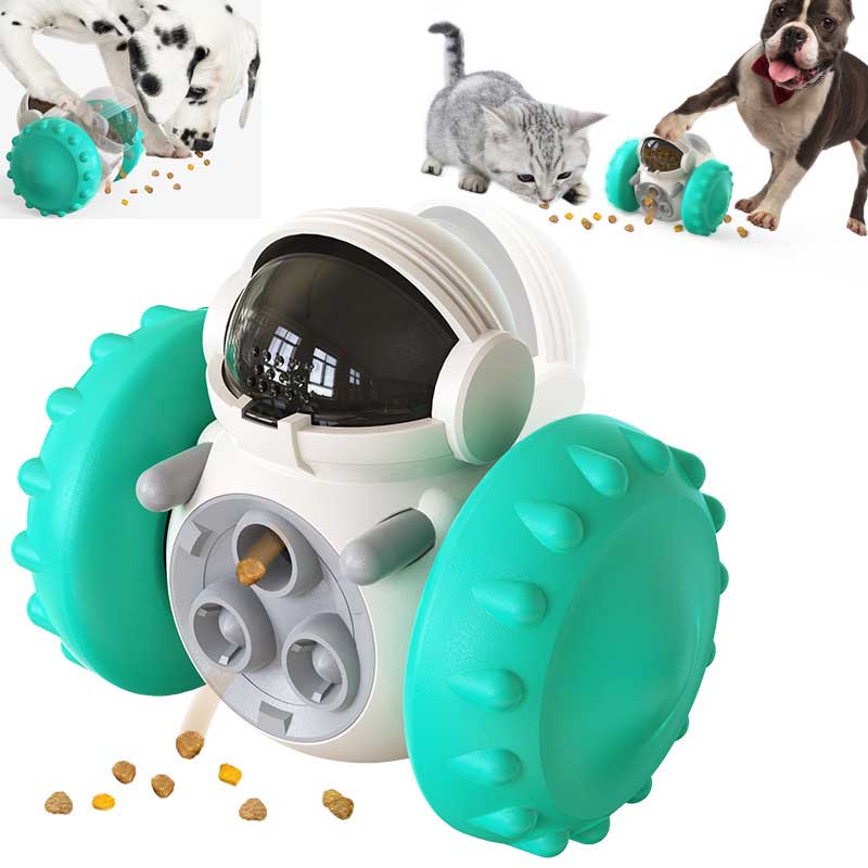 Cat And Dog Toys Slow Food Interactive Balance Car Multifunctional Fun Development Smart Pet Feeding Dog Toy Car Pets Products by Ricaloux
