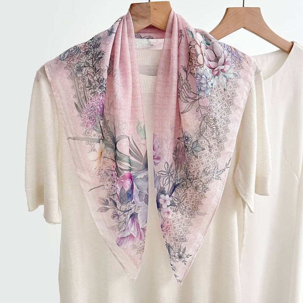 New Breathable Versatile Silk Chiffon Scarf For Women, Also Usable As A Shawl – Premium 0 | RICALOUX