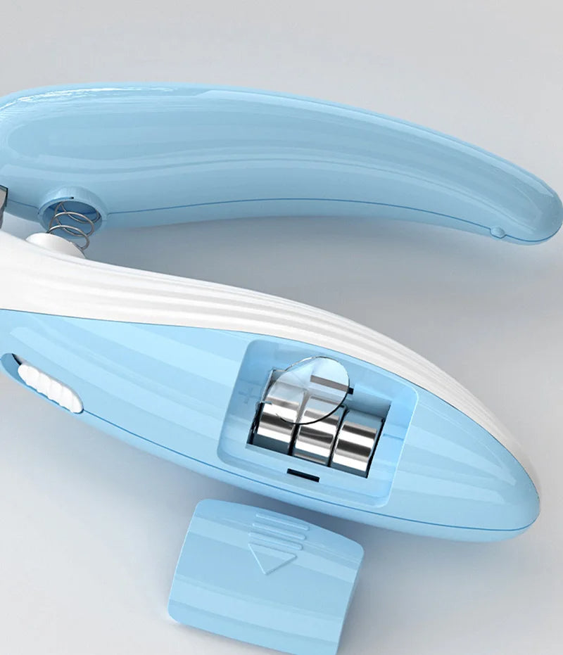 Pet Nail Clippers Dog Nail Clippers Cat Nail Clippers LED Electric Nail Grinder Pet Supplies LED Light Pet Nail Clippers by Ricaloux