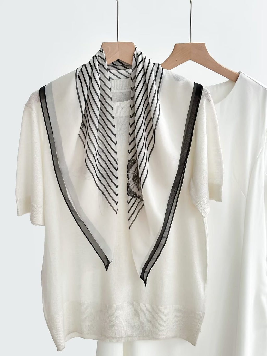 New Breathable Versatile Silk Chiffon Scarf For Women, Also Usable As A Shawl by Ricaloux