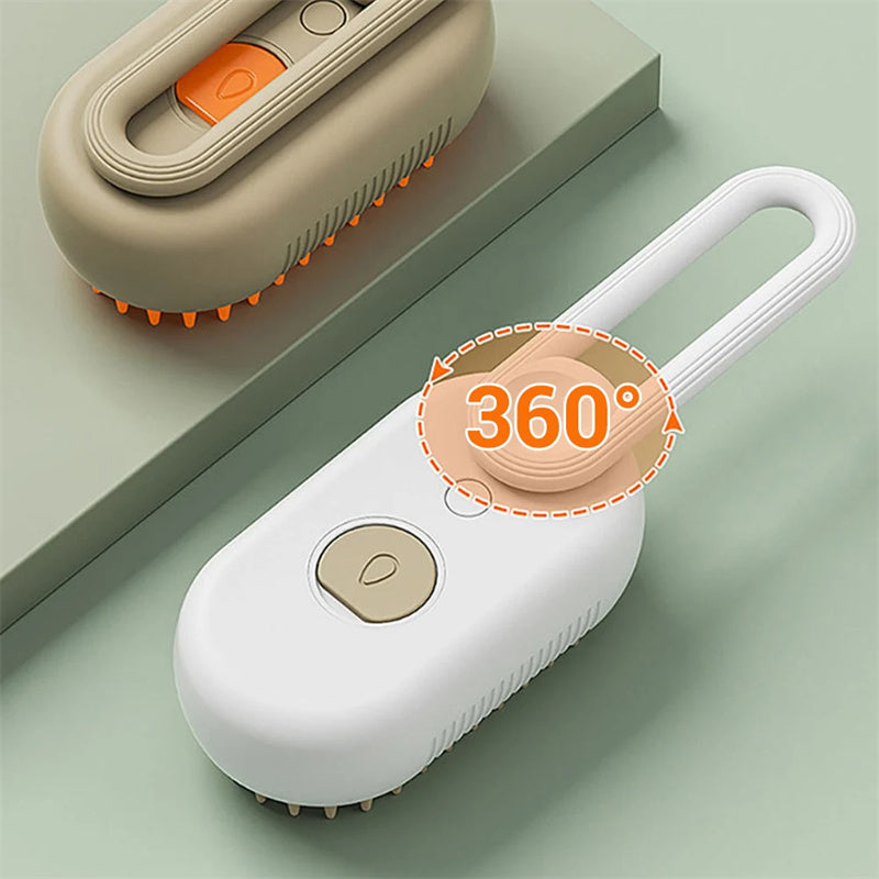 Cat Steam Brush Steamy Dog Brush 3 In 1 Electric Spray Cat Hair Brushes For Massage Pet Grooming Comb Hair Removal Combs Pet Products by Ricaloux