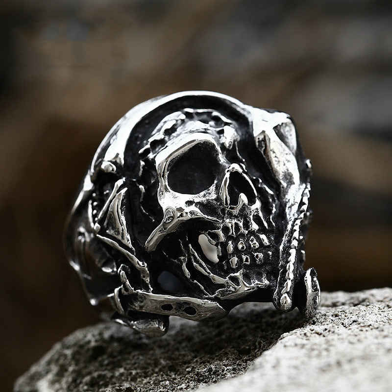 Punk Skull Ring Hand Jewelry – Premium 0 | RICALOUX