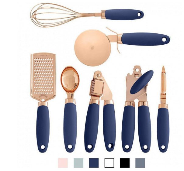 Kitchen Household Peeler Gadget Copper Plating Set - RICALOUX