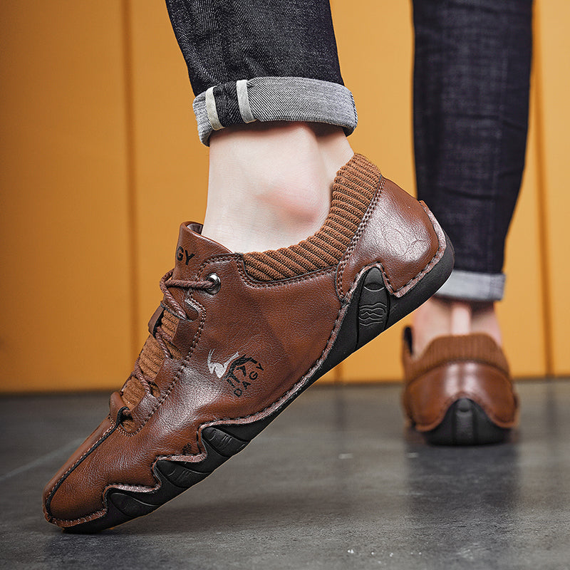 High Quality Men Sneakers Fashion Lace-up Flats Shoes by Ricaloux