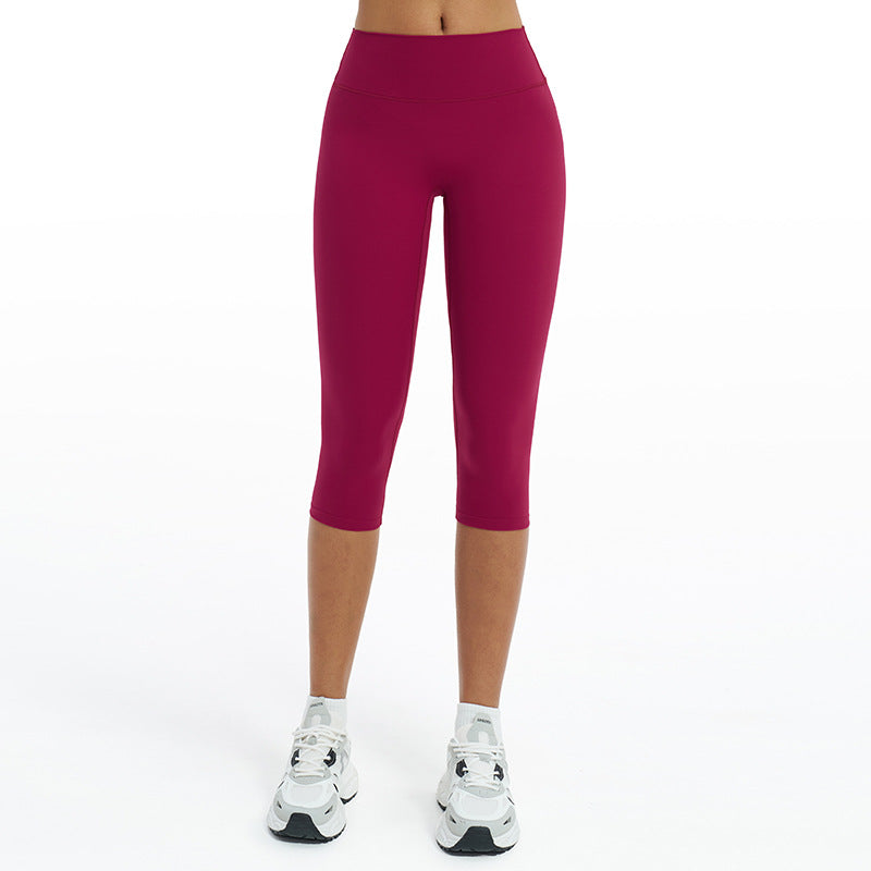 High-waisted Butt-lifting Form-fitting Slimming Workout Capris by Ricaloux