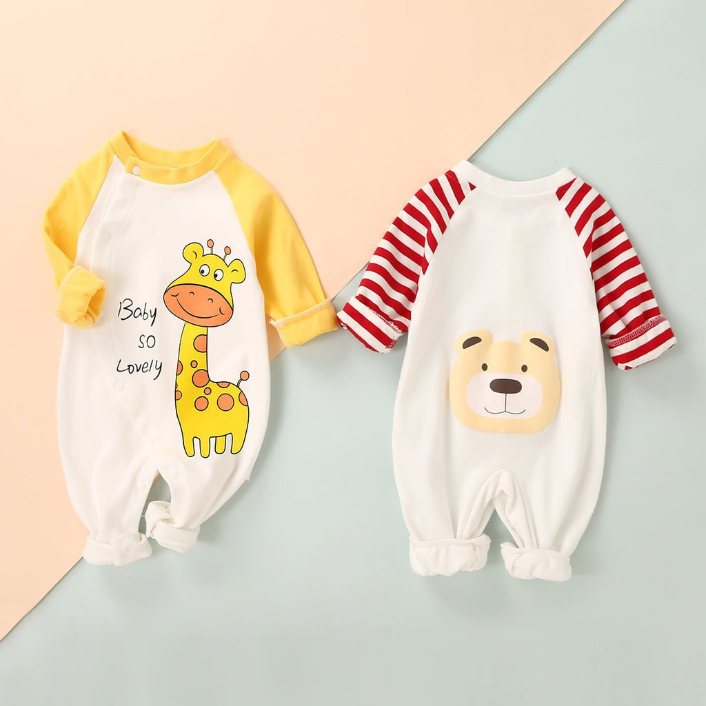 Long-sleeved Romper Girl Baby Clothes Autumn Suit - RICALOUX