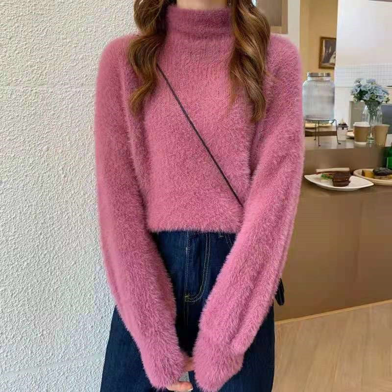 Casual Versatile And Soft-style Womens Sweater by Ricaloux