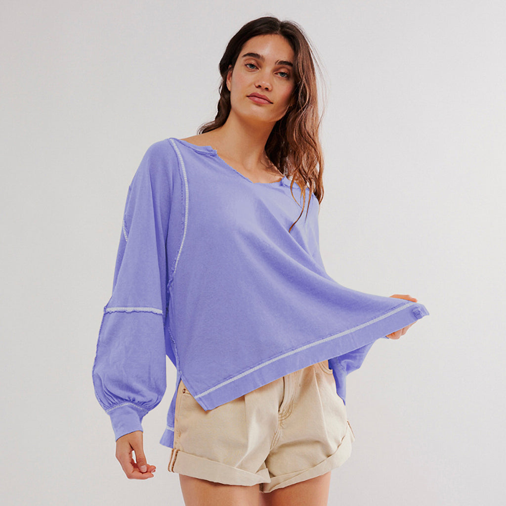 Womens V-neck Knit Sweater Casual Style – Premium 0 | RICALOUX