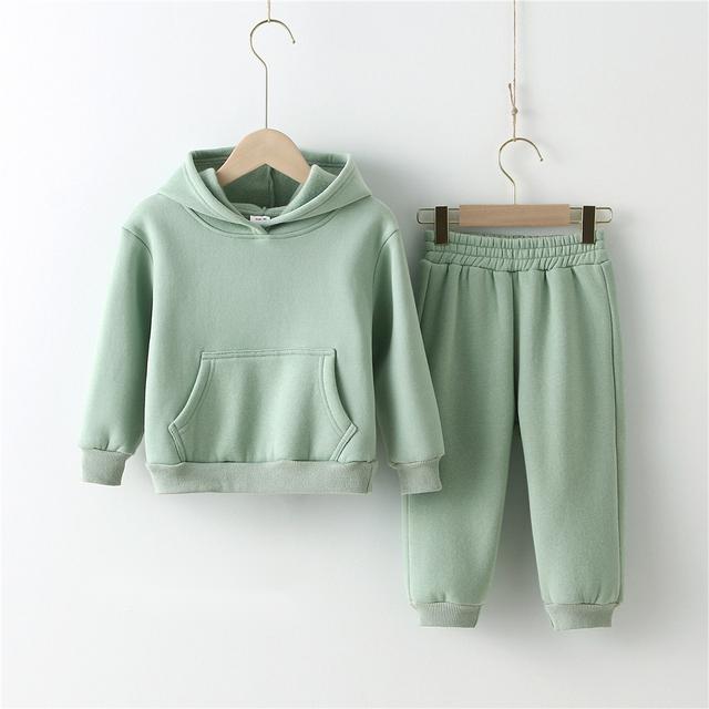 Children Clothes Kids Suit Warm Sweater Girl Fleece Hoodies - RICALOUX