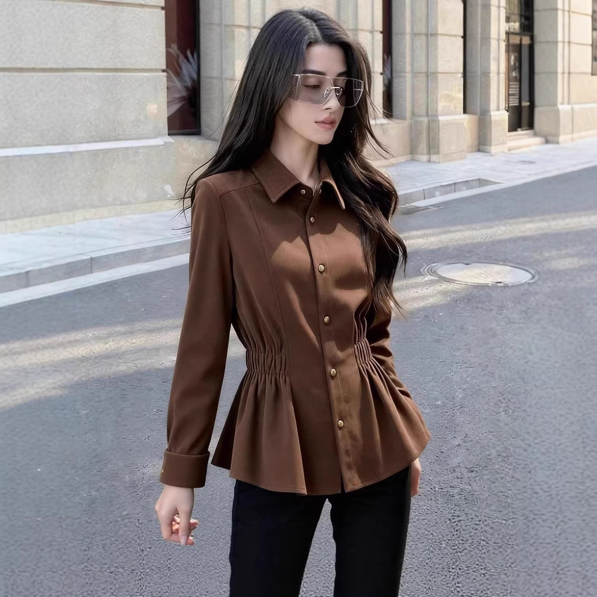 Figure-flattering Outerwear With An Elegant Blouse – Premium 0 | RICALOUX