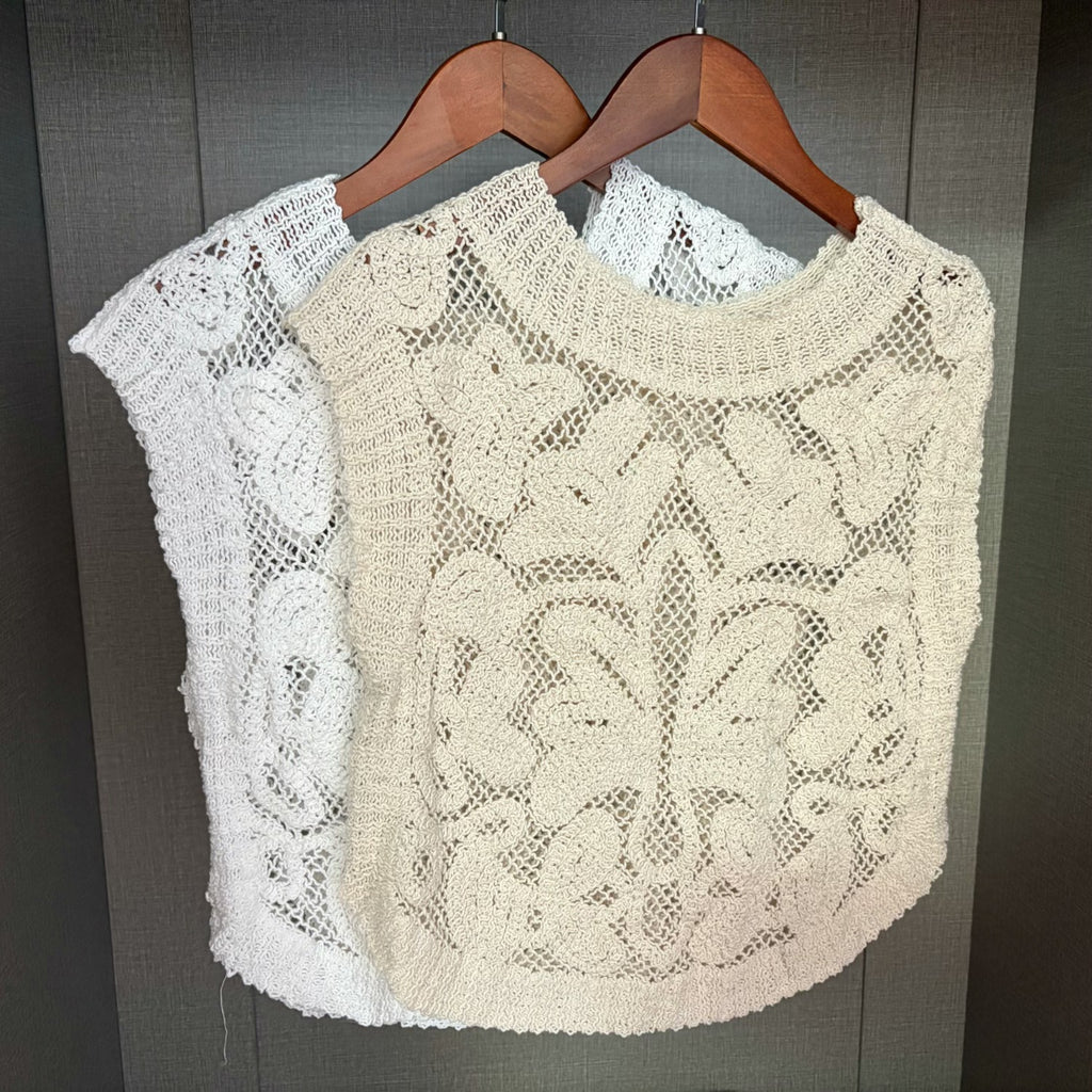Hollow-out Knitted Casual Vest For Women by Ricaloux
